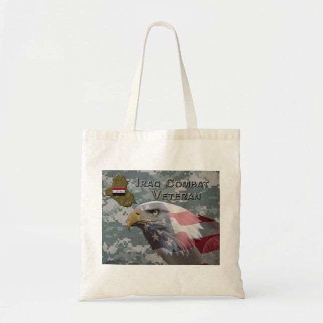 I Served - Irag Combat Veteran Tote Bag (Front)