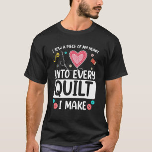 I Sew I Piece Of My Heart Sewing Machine T-Shirt