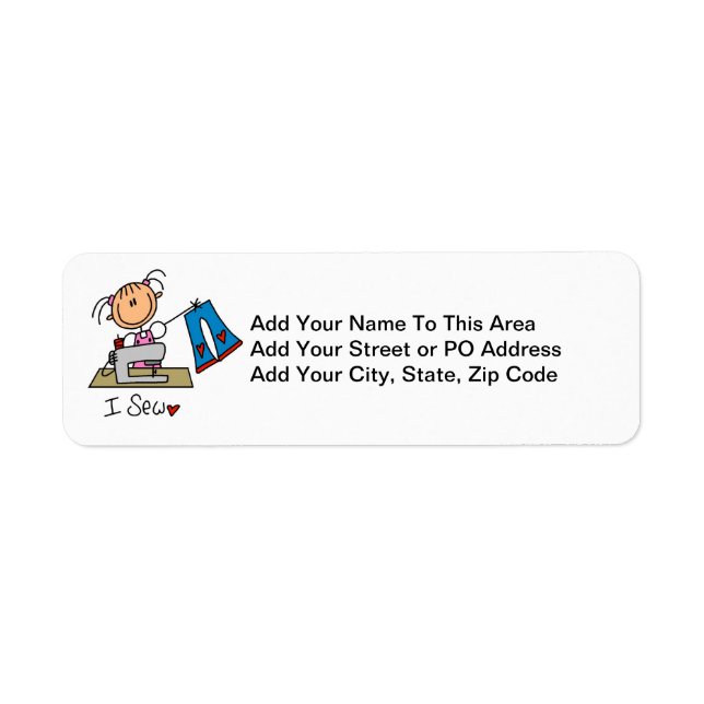 I Sew Label (Front)