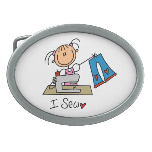 I Sew Oval Belt Buckle