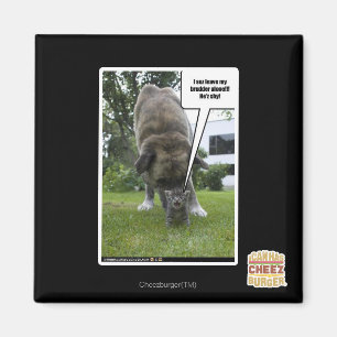 I sez leave my brudder alone magnet