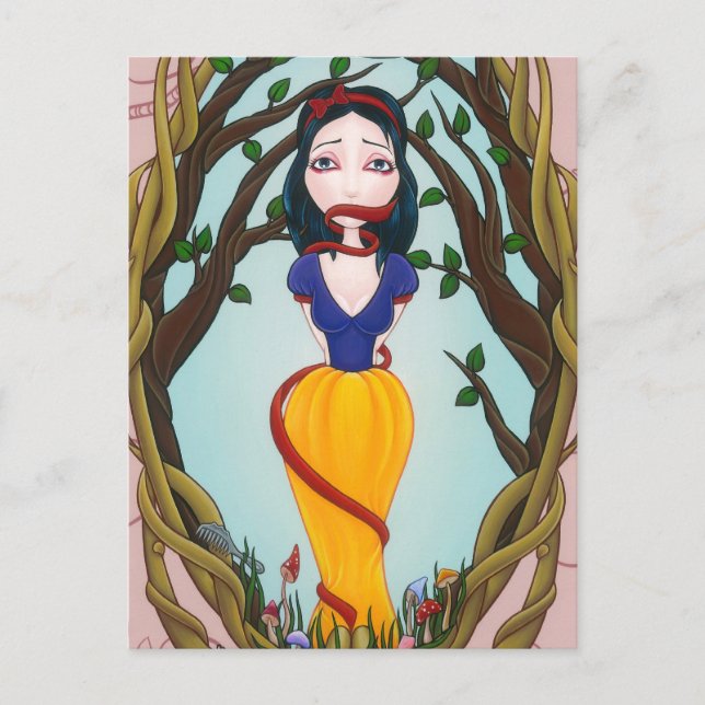 'I Shall Lace you Properly for Once' Postcard (Front)