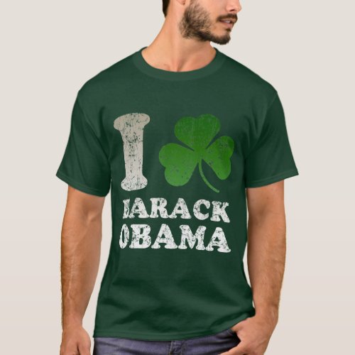 I Shamrock Barack OBama t shirt