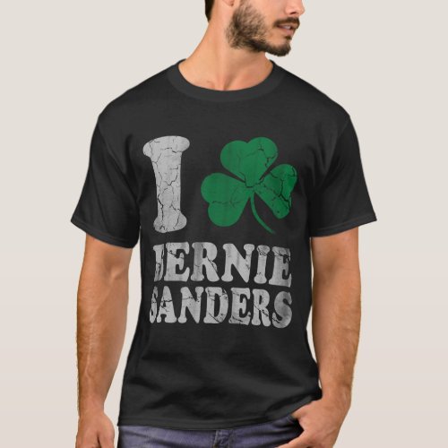 I Shamrock Bernie Sanders St Patricks Day T_Shirt