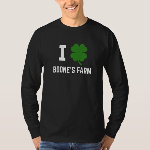 I Shamrock Boones Farm Funny Wine St Patricks  1 T_Shirt