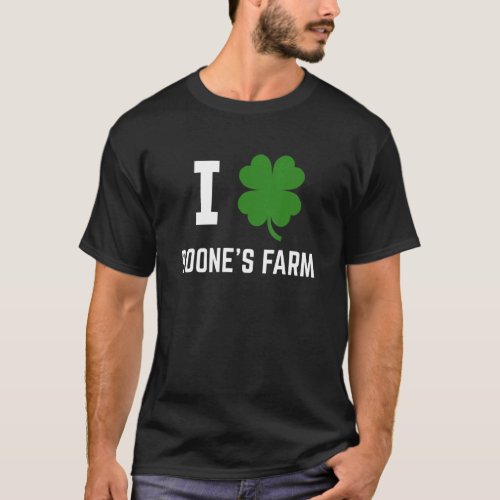 I Shamrock Boones Farm Funny Wine St Patricks T_Shirt