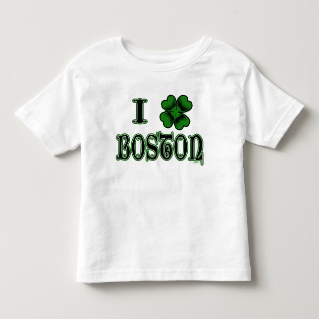 I Shamrock Boston Kids Toddler T-shirt (Front)