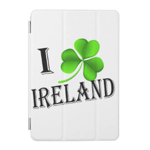 I Shamrock Ireland bk ipacnt iPad Mini Cover