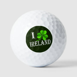I Shamrock Ireland wt va gbcnt Golf Balls