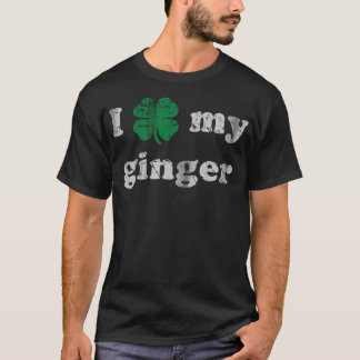 I Shamrock My Ginger St Patrick's Day Fitted T-Shirt