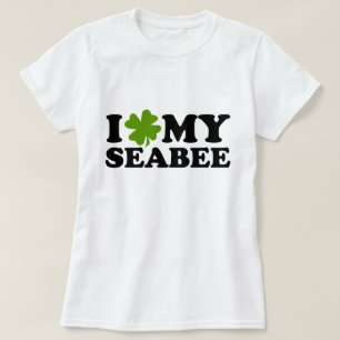 I (shamrock) My Seabee T-Shirt