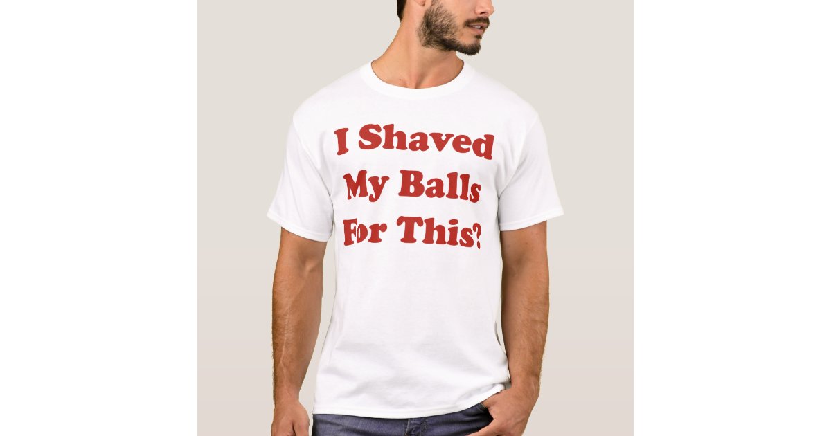 i shaved my balls for this sweatshirt