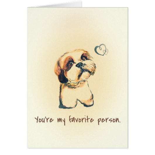 I shih tzu not. cards (Front)