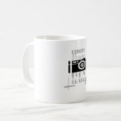 "I shoot people for a living" mug! Coffee Mug (Front Left)
