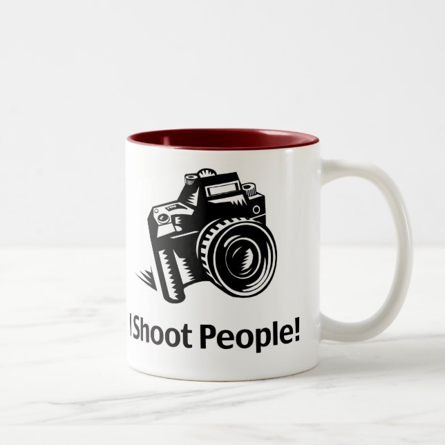 I Shoot People Photographer Mug (Right)