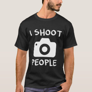 I Shoot People Photographer Photography  Christmas T-Shirt