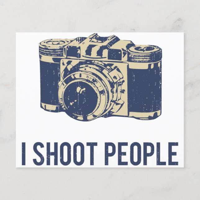 I Shoot People Photography Camera Flyer (Front)