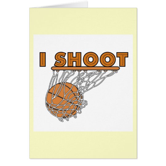 I Shoot T-shirts and Gifts Card