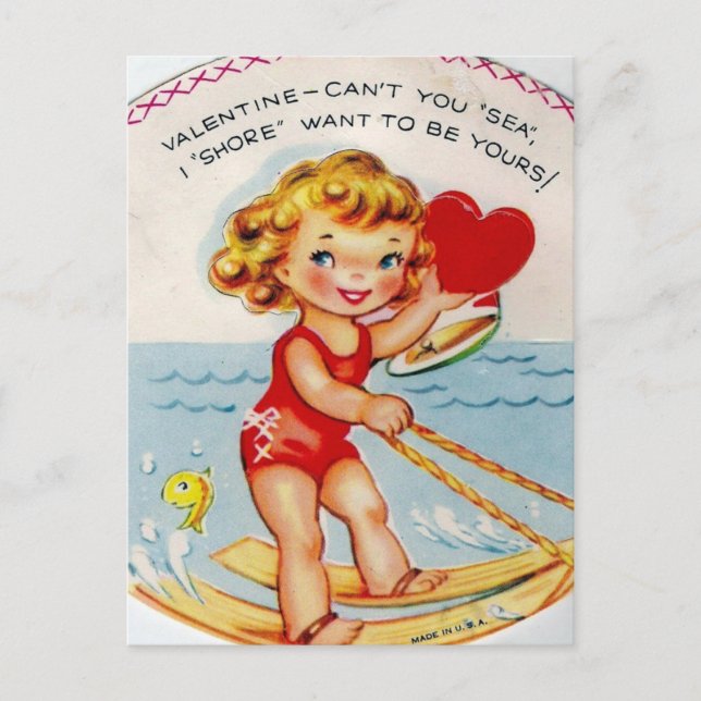 I Shore Want To Be Yours Postcard (Front)