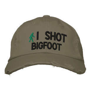 I shot Bigfoot Deluxe version Embroidered Baseball Cap