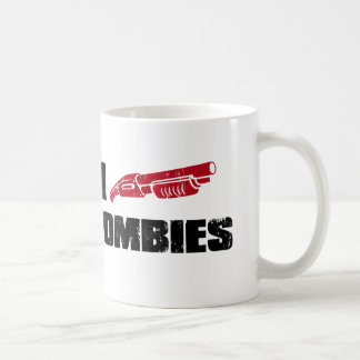 i shotgun zombies coffee mug