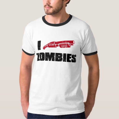 i shotgun zombies T_Shirt