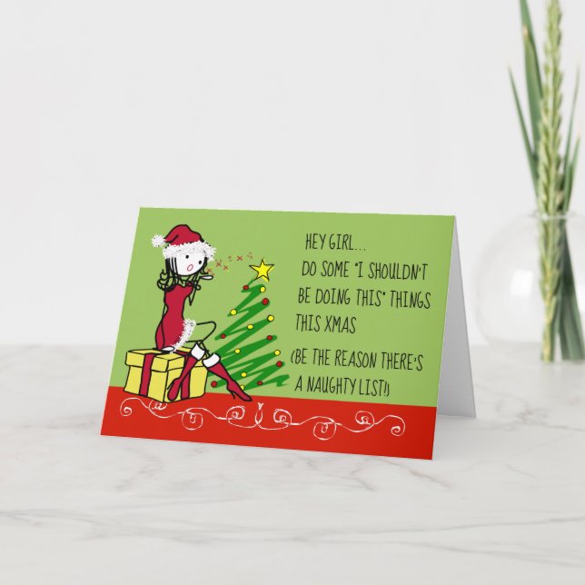 I shouldn't be doing this Sisterhood Xmas Card (Front)