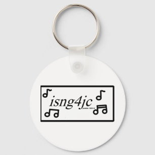 I Sing for Jesus Keychain