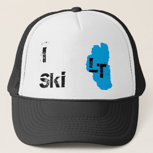 I Ski Lake Tahoe Trucker Hat