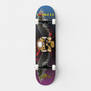 I❤ Skull 4/10 Skateboard