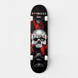 I❤ Skull 6/10 Skateboard