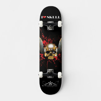 I❤ Skull 8/10 Skateboard