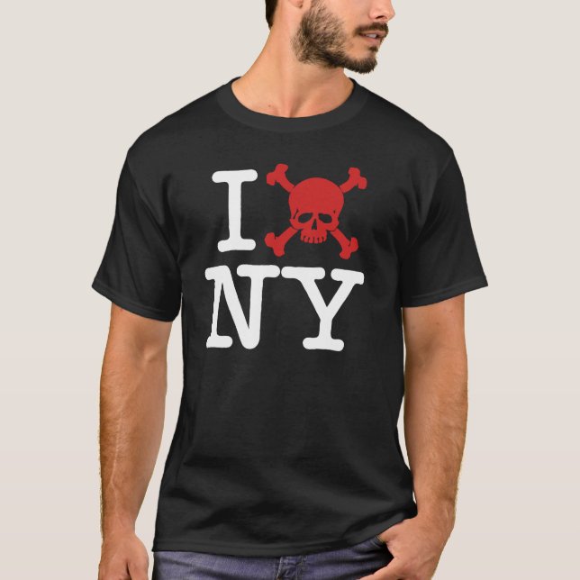 I "Skull" NY T-Shirt (Front)