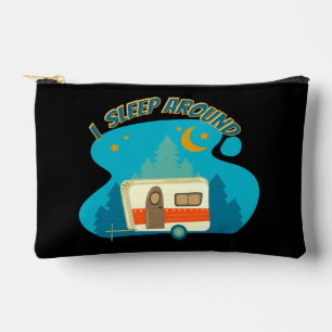 I Sleep Around Camper Van Camping Explorer Nature Accessory Pouch
