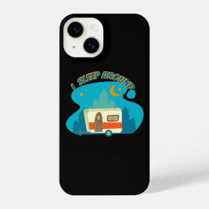 I Sleep Around Camper Van Camping Explorer Nature iPhone 14 Case