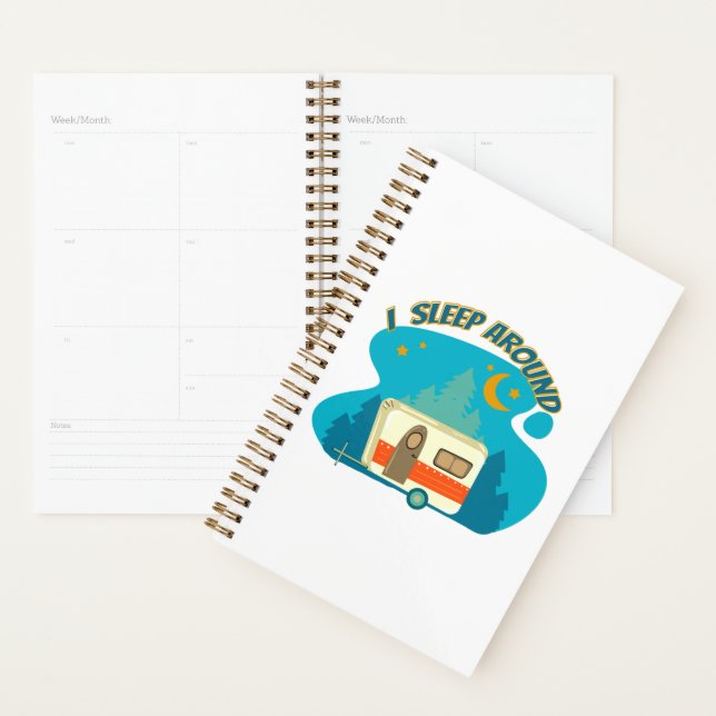 I Sleep Around Camper Van Camping Explorer Nature Planner (Display)