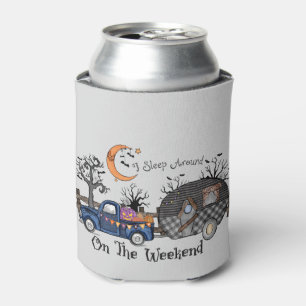 I Sleep Around on the Weekend – Funny Halloween Can Cooler