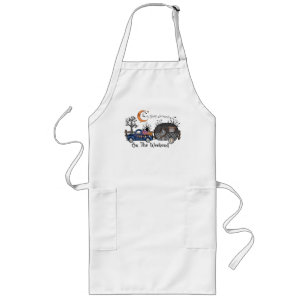 I Sleep Around on the Weekend – Funny Halloween Long Apron