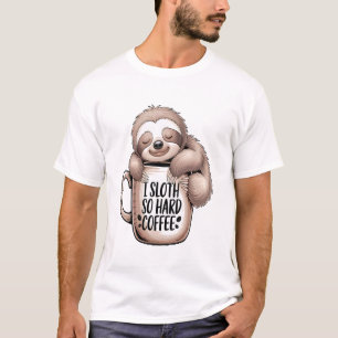 I Sloth Without Coffee T-Shirt