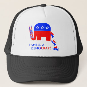 I Smell A Democrap Trucker Hat