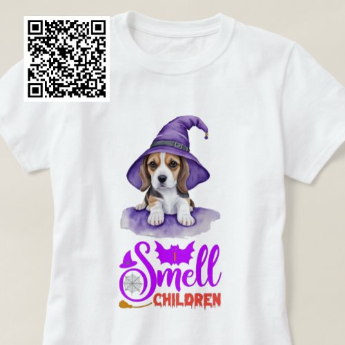 I Smell Children Beagle Witch  T_Shirt