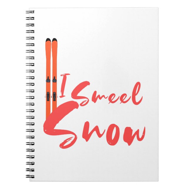 I Smell Snow Notebook (Front)
