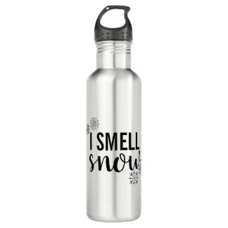 I Smell Snow Stainless Steel Water Bottle