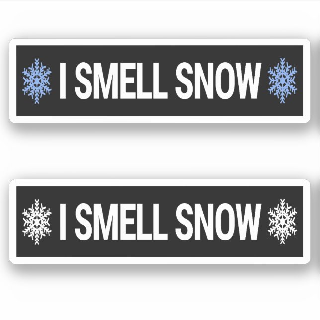 I Smell Snow Sticker (Front)