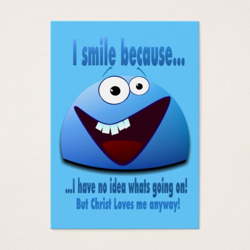 I smile because...V2 Tract Cards / Business Card Template