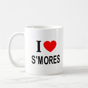 I ❤️ S'MORES I LOVE S'MORES I HEART S'MORES COFFEE MUG