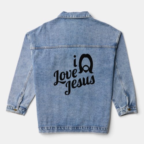I So Love Jesus    Denim Jacket