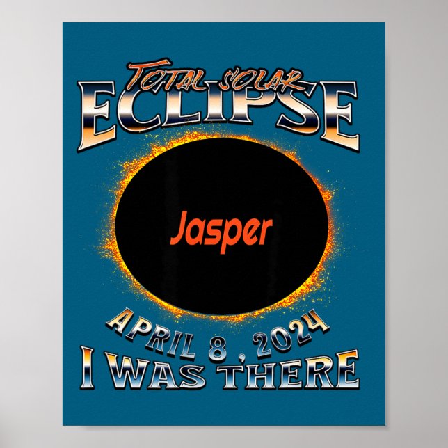 I Solar Eclipse Jasper Indiana There Poster (Front)