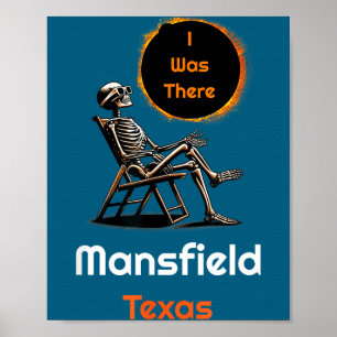 I Solar Eclipse Mansfield Texas There Poster