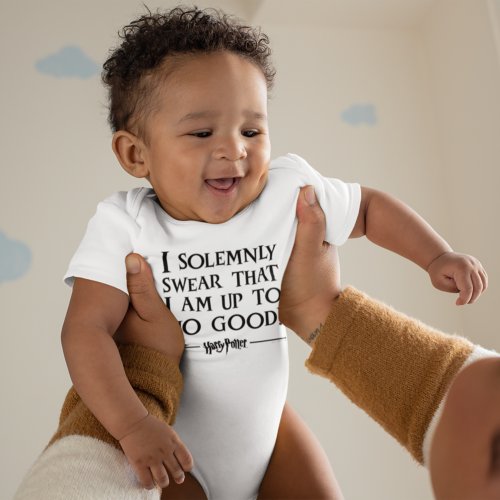 I SOLEMNLY SWEAR THAT I AM UP TO NO GOOD BABY BODYSUIT